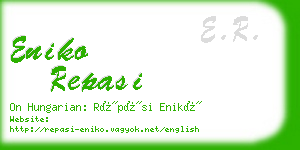 eniko repasi business card